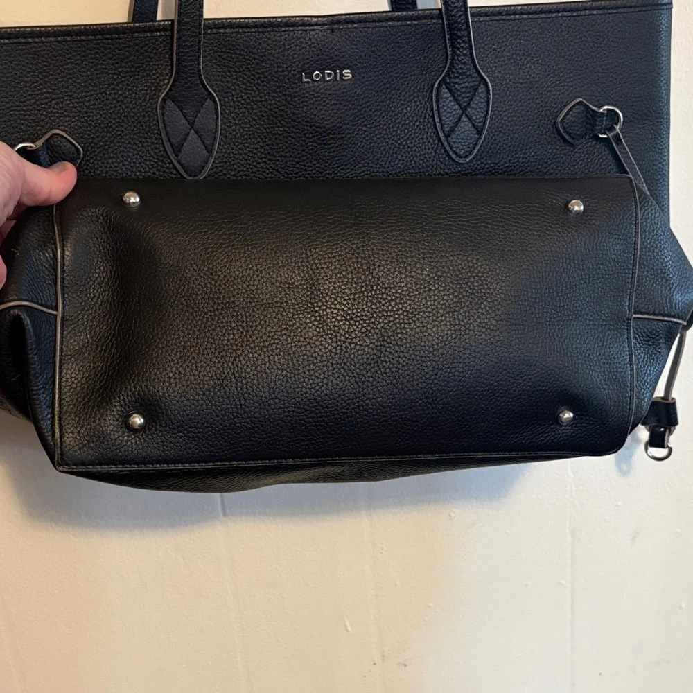 Lodis Classic Black Tote Bag